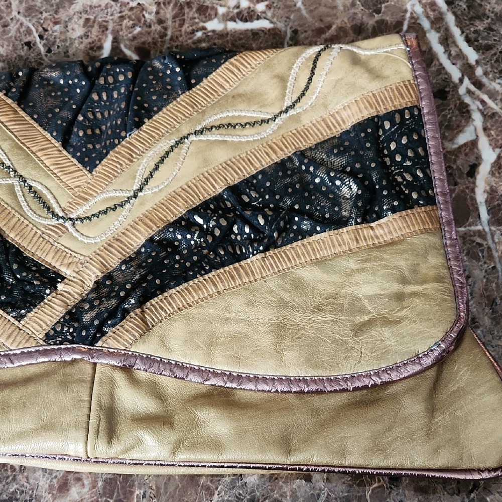 Vintage Samir Gold Clutch View 2